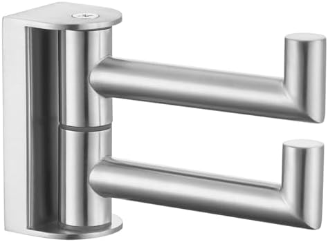 Suyar Stainless Steel Bathroom Towel Coat Hook Space-Saving Efficient Storage