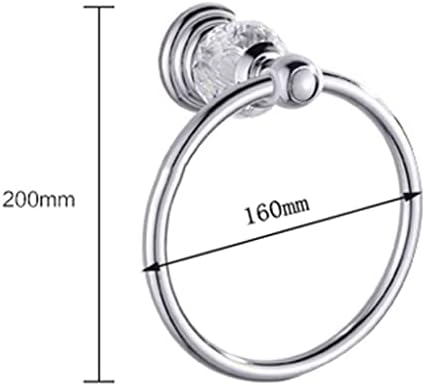 Sturdy Crystal Towel Bar BOCBco