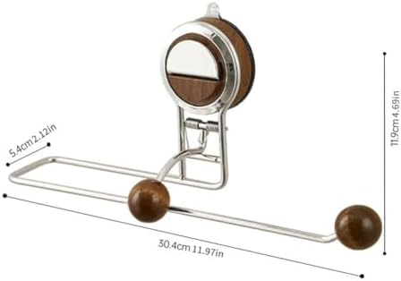 Premium Toilet Paper Holder with Suction Cup No Drilling Installation
