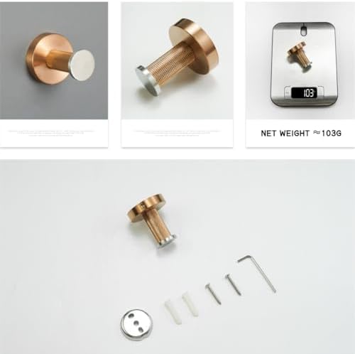 Sleek Rose Gold Towel Bar Rust-Proof Modern Design
