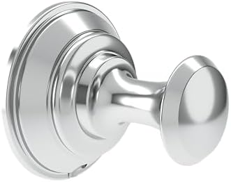 Durable Wall-Mounted Towel Robe Holder in Polished Chrome
