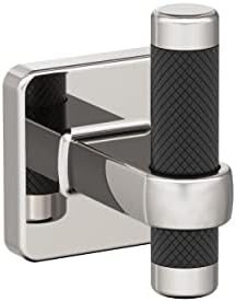 Amerock Robe Hook Polished NickelBlack Bronze