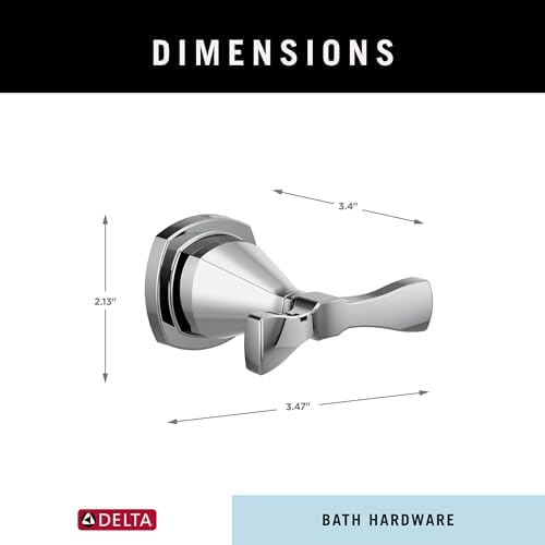 Delta Stryke Towel Hook Double Chrome