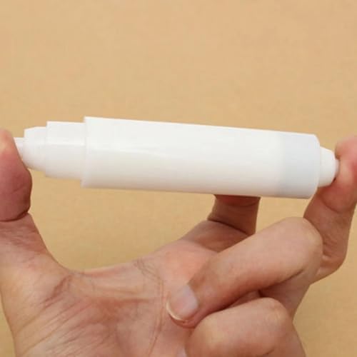 White Toilet Paper Holder Battery-Free Spiral Design