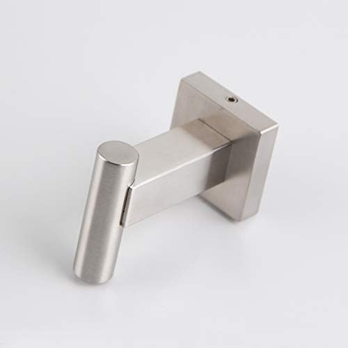 GERZWY Modern Stainless Steel Bathroom Coat Hook Pair