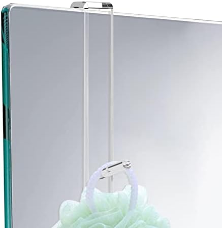 DNCG Clear Glass Door Hooks Extendable Durable Towel Robe Hook