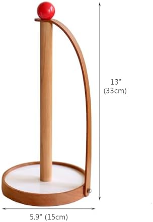 Premium Wooden Toilet Paper Holder for Bathroom
