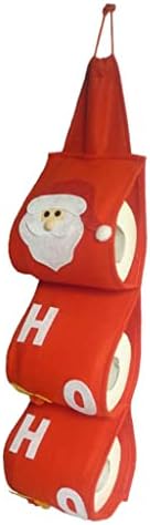 Pistro Xmas Toilet Paper Holder - Festive Home Accessory - RED