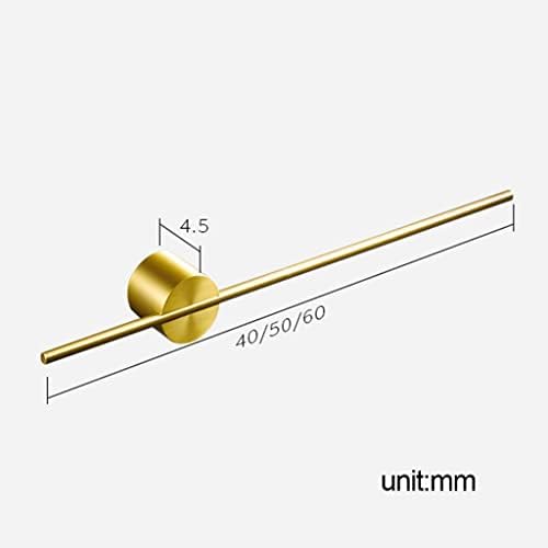 Sturdy Towel Rail for Bathroom Brushed Gold Sizes