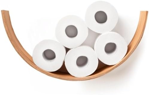 WUZHANHOak Toilet Paper Holder