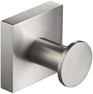Kraus Ventus Bathroom Robe Towel Hook Brushed Nickel Finish