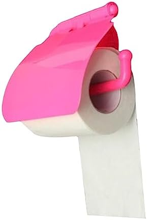 Zerodeko 3pcs Wall-Mounted Tissue Box Holder Design Rose Red