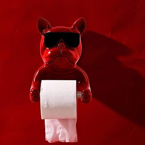 Dog Toilet Paper Holder with Punching Jar Durable and Space-Saving