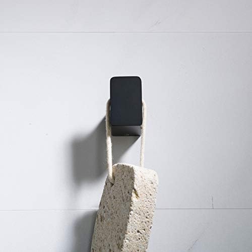 Kraus Stelios Bathroom Robe and Towel Hook Stunning Modern DesignMatte Black Finish