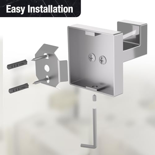 Premium Chrome Bathroom Towel Hook