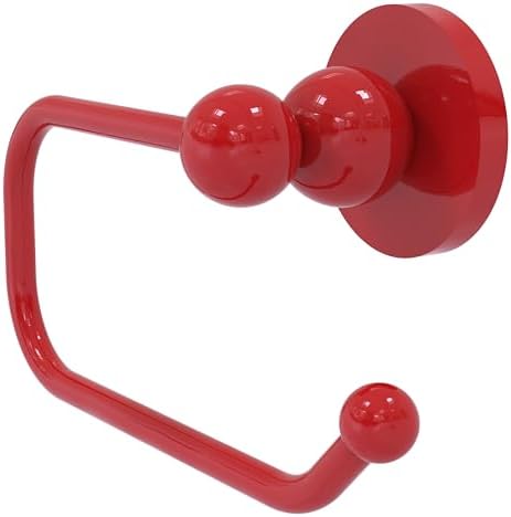 Fire Engine Red Toilet Paper Holder Easy Roll Changes Heavy-Duty Design