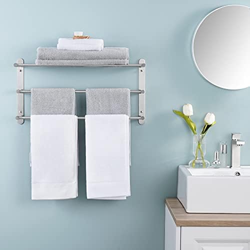 KES 3-Tier Bathroom Towel Rack with 24 Hanging Length