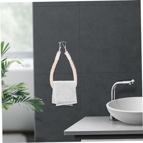 Nautical Rope Toilet Paper Holder Wall-Mounted Towel Rail