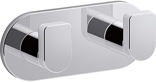 KOHLER Double Robe Hook Polished Chrome