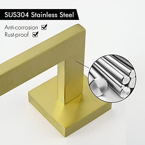 Sturdy Essentially Modern Bathroom Towel Holder Set