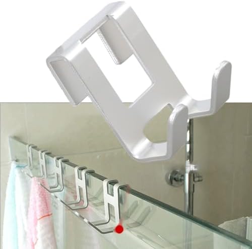 Stylish Space Aluminum Metal Shower Door Hook