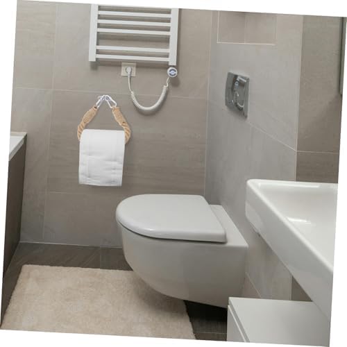 Chic Rustic Wall-Mounted Toilet Paper Holder for Bathroom