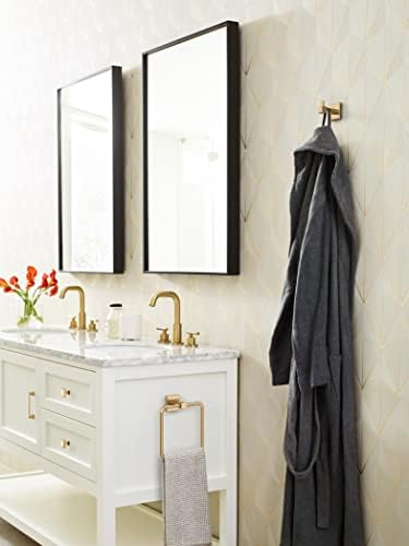 Amerock BH36070CZ Champagne Bronze Single Robe Hook Towel Holder for Bathroom