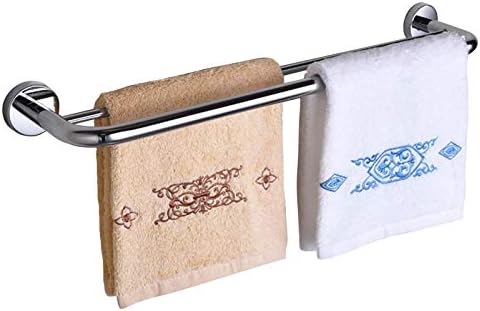 Wall-Mounted Double Towel Rail 60cm Stainless Steel
