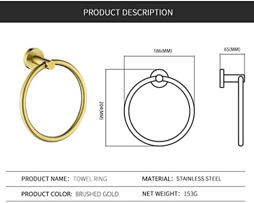 Bath Towel Holder Bathroom Towel Holder Gold Brushed Towel Bar