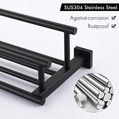 Stainless Steel Towel Rack for Bathroom - Durable Rust-Proof Towel Holder