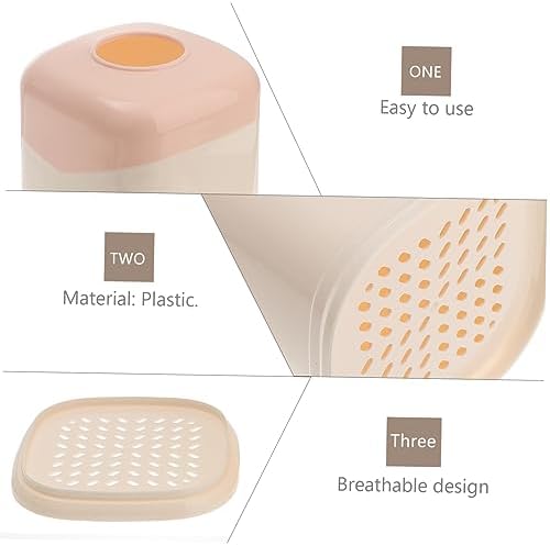 Unomor 1pc Round Shape Plastic Toilet Paper Holder Box