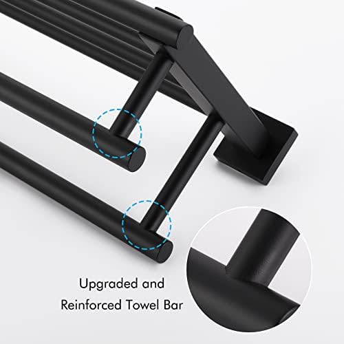 Stainless Steel Towel Rack for Bathroom - Durable Rust-Proof Towel Holder