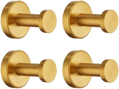 Sturdy Round Robe Towel Hook Set