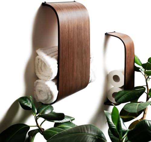 Charming Toilet Paper Holder Space-Saving Organizer