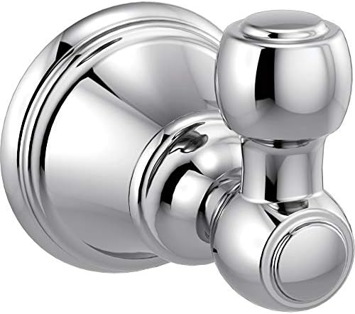 Durable Single Towel Hook for Bathroom in Chrome
