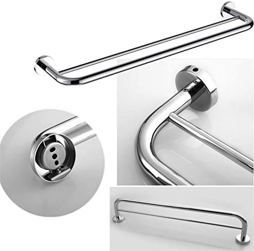 Wall-Mounted Double Towel Rail 60cm Stainless Steel