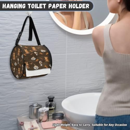 Stylish Hanging Toilet Paper Holder