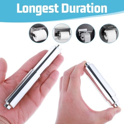 Adjustable 2-Piece Toilet Paper Holder Replacement