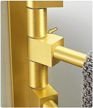 Towel Bar Aluminum Rack with Easy Mounting - Ideal for Bathroom Use