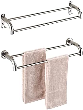 Rust-Resistant Two-Armed Towel Rail 60cm for Bathroom Kitchen toilet Protection