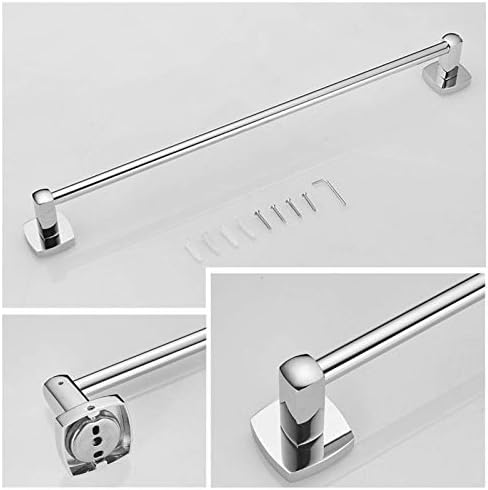 Wall-Mounted Stainless Steel Towel Rail 30Cm Polished Finish