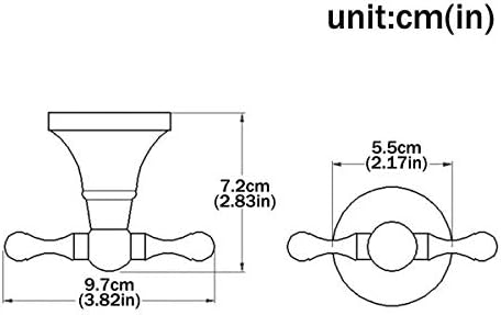 Flybath antique brass towel hook bathroom wall mount