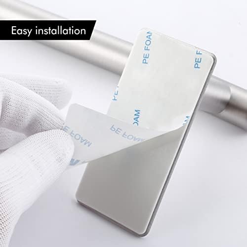 Sturdy 30-Inch Self-Adhesive Towel Bar for Rust-Free Bath Use