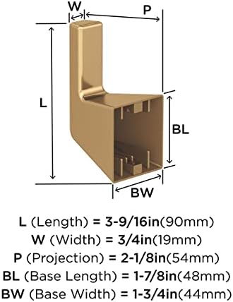 Amerock BH36000CZ Elegant Robe Hook Modern Bathroom Hardware