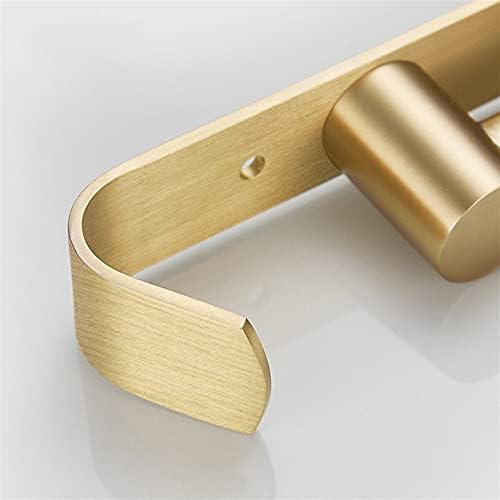 Space-Saving Towel Rail Rack for Bathroom Kitchen Brushed Gold