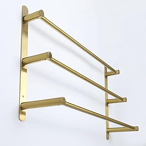 Stylish Durable 24-Inch Towel Rail with Matte Black Finish