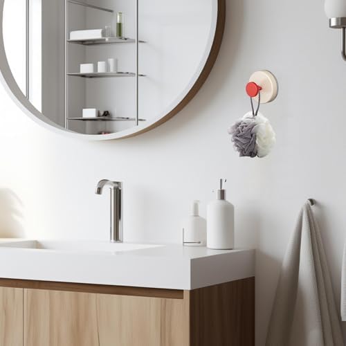 No Drill Suction Cup Towel Hooks for Shower
