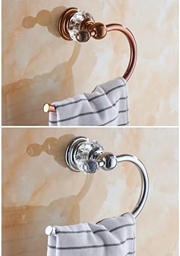 DCIUSTFHE Premium Crystal Towel Rose Gold Towel Rack