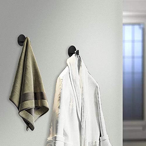 Black 304 Stainless Steel Wall Hook Set