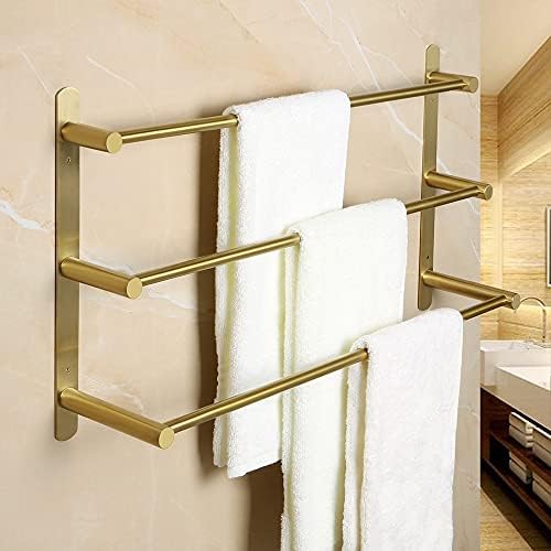 Stylish Durable 24-Inch Towel Rail with Matte Black Finish